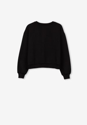 Fato de treino preto para girl da Tiffosi