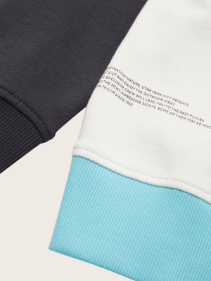 Hoodie azul claro para boy da Tom Tailor