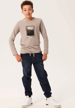 T-shirt cinza c/ estampa altitude para boy da Garcia