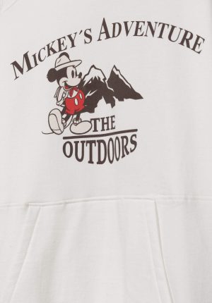 Hoodie branco c/ mickey para girl da Tiffosi