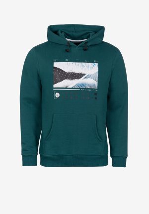 Hoodie verde c/ estampa para homem da Tiffosi