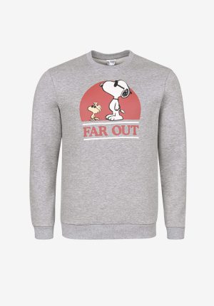 Sweat cinza c/ estampa para homem da Tiffosi