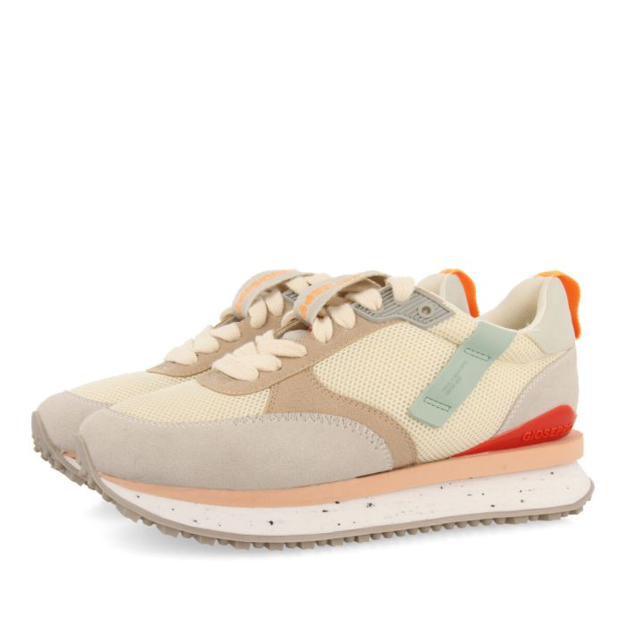 Sapatilhas brancas c/ texturas para mulher da Gioseppo