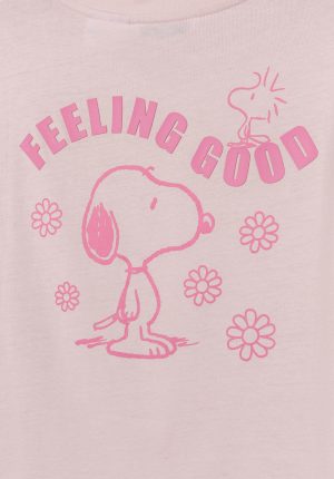 T-shirt rosa feeling good para girl da Tiffosi