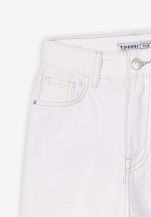 Jeans brancos largas para girl da Tiffosi
