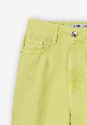 Jeans verde alface para girl da Tiffosi