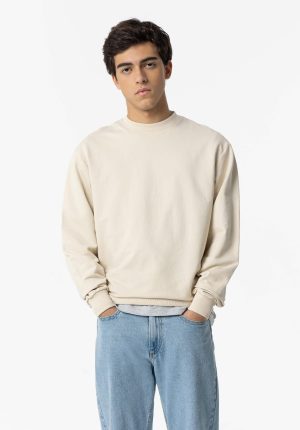 Sweat básica em bege para boy da Tiffosi