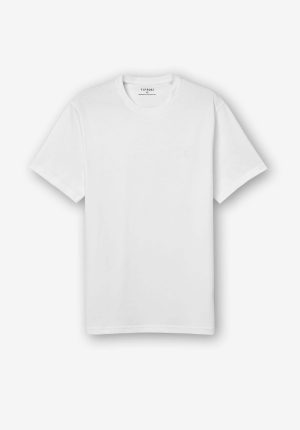 T-shirt básica branca para homem da Tiffosi