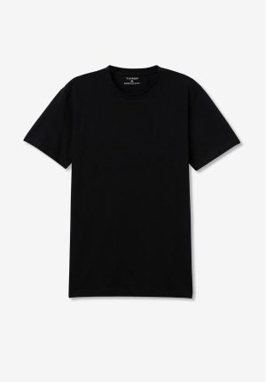 T-shirt preta para homem da Tiffosi