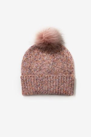 Set de gola cachecol e gorro rosa para mulher da Tiffosi