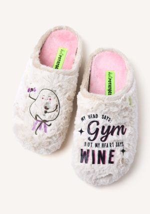 Chinelos wine para mulher da Hot Potatoes