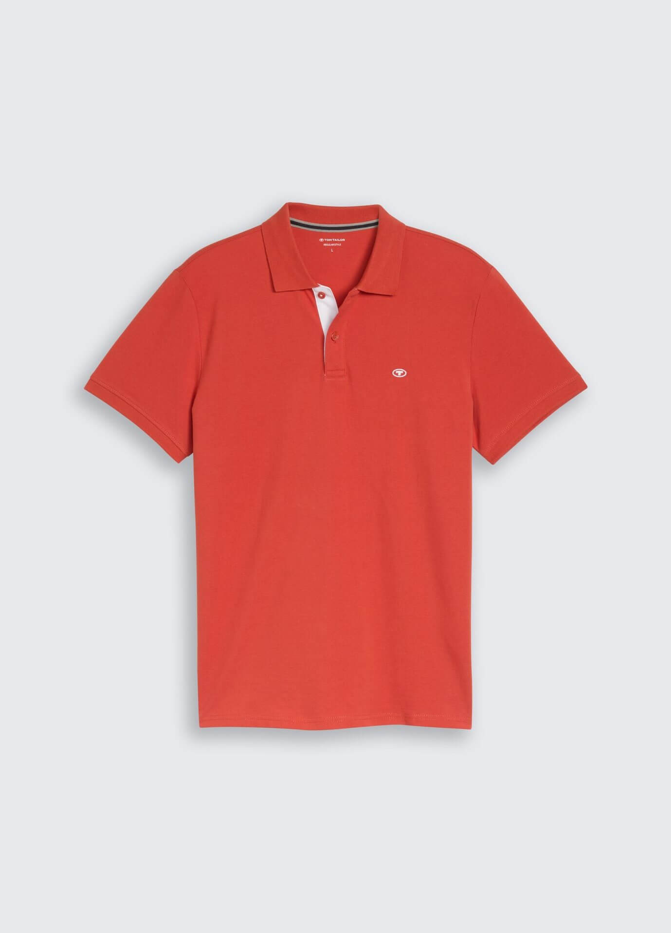 Polo laranja para homem da Tom Tailor