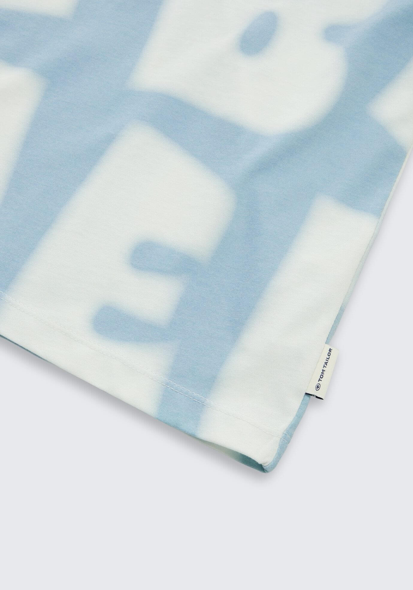 T-shirt azul c/ letras para boy da Tom Tailor