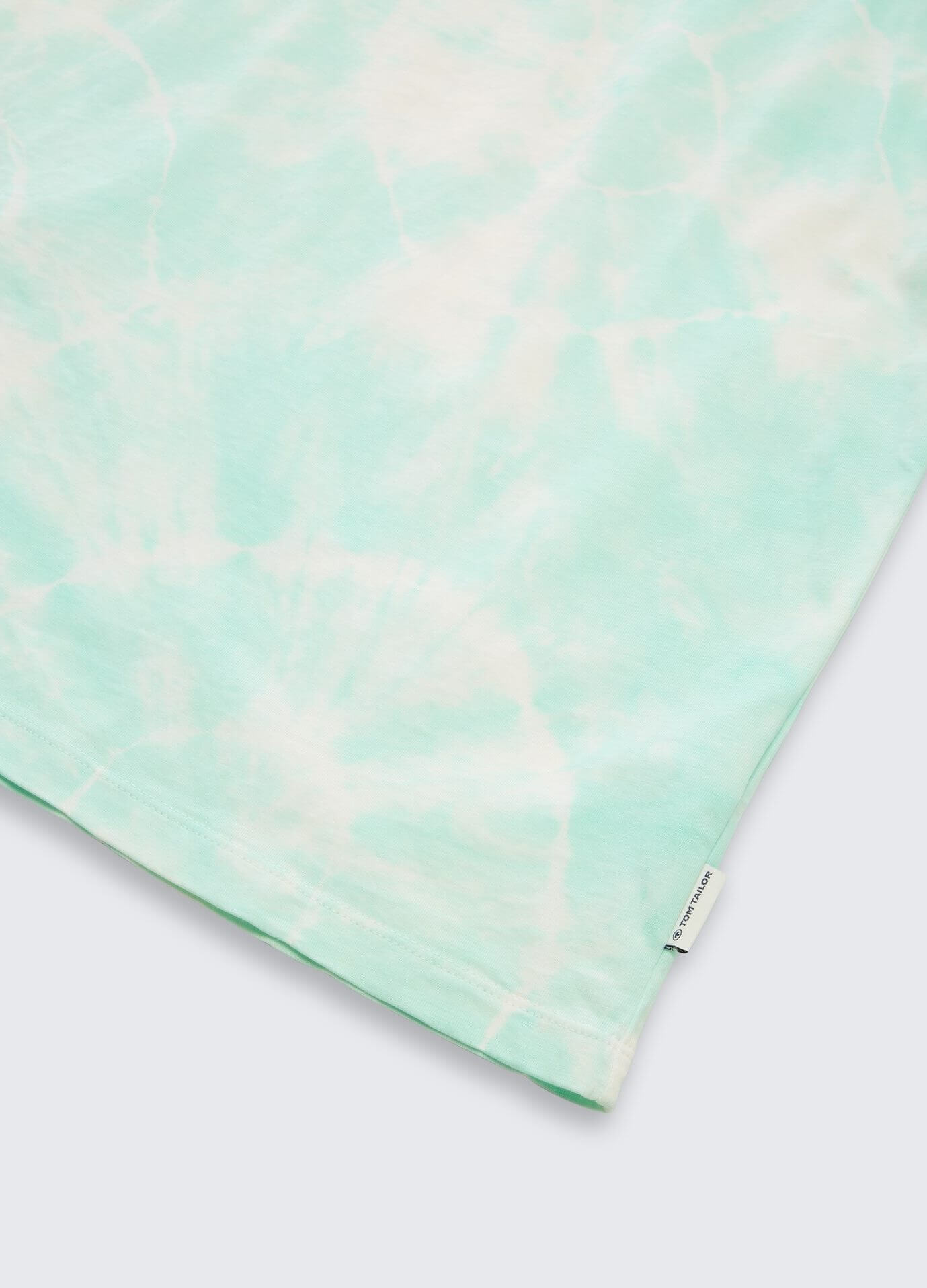 T-shirt com tai dai verde para boy da Tom Tailor